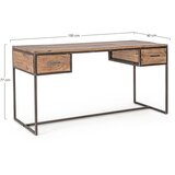 BIZZOTTO Pisalna miza z mizno ploščo iz akacije 60x150 cm Elmer – | Shoptok.si