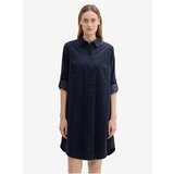 Tom Tailor Dark blue women's corduroy shirt dress - Women's | Shoptok.si