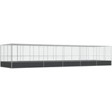  Kavez za ptice s produžetkom srebrni 1139x307x212 cm čelični | Eponuda.com