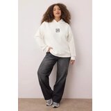 Trendyol Ženski duks Tbbaw26Ao00010, Krem | Eponuda.com