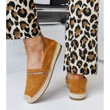 Gemre Brown espadrilles with rhinestones Abia | shoptok.hr