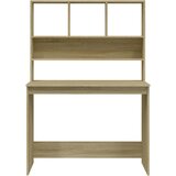  Radni stol s policama boja hrasta sonome 102x45x148 cm drveni | shoptok.hr