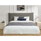 Bobochic Paris Siva/sivorjava oblazinjena oblazinjena/iz iverne plošče zakonska postelja s prostorom za shranjevanje z letvenim dnom 180x200 cm Charlie – | Shoptok.si