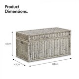 Vonhaus Komplet pletenih kovčkov za shranjevanje L, 3 kosi | Shoptok.si