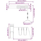 Vanjski Zunanje igralo impregnirana borovina, (20795368) | Shoptok.si