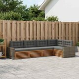  Set vanjskih sofa 5 pcs Prirodna i antracit 331 x 172,5 x 73 cm | Eponuda.ba