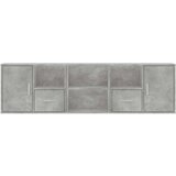 vidaXL Kutni ormarić siva boja betona 160x40x45 cm konstruirano drvo | shoptok.hr