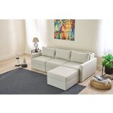 Atelier Del Sofa saros - Cream Cream Corner Sofa-Bed Cene