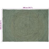  Tepisi za područja Maslinastozelena 140 x 200 cm Juta | shoptok.hr