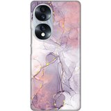 Silikonska maska za Huawei Honor 70 Pink Marble Print šarena