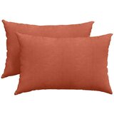 vidaXL Blazine za kavč 2 pcs Rdeče oranžna 60 x 40 cm Žametna tkanina | Shoptok.si