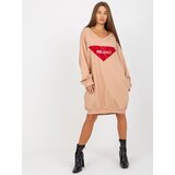 VITON Sweatshirt-VI-BL-3113.73P-dark beige | Shoptok.si