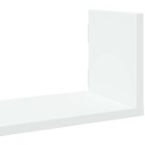 vidaXL Stenska polica 3 kosi bela 80x18x18 cm inženirski les | Shoptok.si