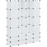  Modularni ormarić s 18 pretinaca bijeli 37 x 146 x 180,5 cm | shoptok.hr