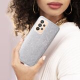  ovitek z bleščicami bling za samsung galaxy A53 - srebrn | Shoptok.si