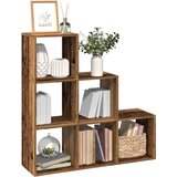 vidaXL Pregrada / regal za knjige 3 razina boja drva 99x29x99cm drveni | shoptok.hr