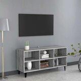 TV ormarić s metalnim nogama boja hrasta sonome 103,5x30x50 cm | shoptok.hr