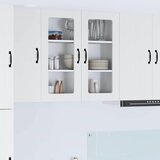  Zidni stakleni ormarić Lucca Bijela 80 x 31 x 80 cm | shoptok.hr