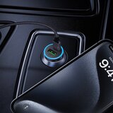 Acefast Auto punjač 65W 3.25A 1 X USB-A - 1 x USB-C sivi | shoptok.hr