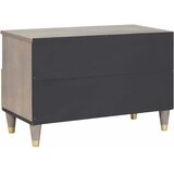 TV ormar s ladicama Siva 70 x 33 x 46 cm Čvrsto drvo manga | shoptok.hr