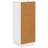  Predalna omara Bela visok sijaj 33 x 34,5 x 87 cm, (5000232555) | Shoptok.si