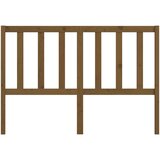  Posteljno vzglavje medeno rjavo 156x4x100 cm trdna borovina, (20643413) | Shoptok.si