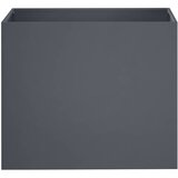  Vrtna saksija Antracit 60 x 40 x 50 cm Čelična vrata | shoptok.hr