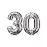 Amscan Balon srebreni broj 30 P56 3581701 | Eponuda.ba