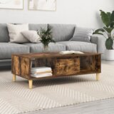 vidaXL s pohranom s vratima Dimljeni hrast 103.5 x 60 x 35 cm Konstruirano drvo | shoptok.hr