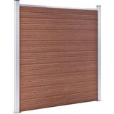  Ograda od WPC-a 353 x 186 cm smeđa | shoptok.hr