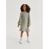 Reserved - Obleka z volani - Zelena | Shoptok.si
