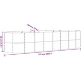  Povišena vrtna gredica od pocinčanog čelika 322x100x68 cm antracit | Eponuda.ba