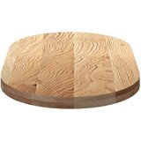 Stolna ploča 100x50x4 cm od ovalna masivna hrastovina | shoptok.hr