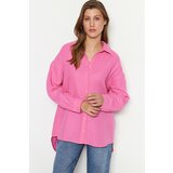 Trendyol Shirt - Pink - Oversize Cene
