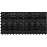  Pločice za decking 6 pcs Crna 60 x 30 cm Drvoplastična smjesa | Eponuda.ba