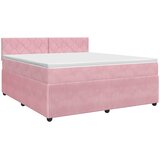  Boxspring krevet s madracem Ružičasta 180 x 200 cm Baršun | shoptok.hr