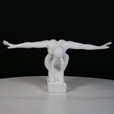 Dekoracija za sto 19,5x16x38,5 cm smola/bela | Eponuda.com