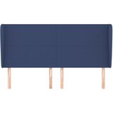  Uzglavlje s ušima plavo 203x23x118/128 cm od tkanine | shoptok.hr