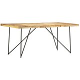 vidaXL Jedillna miza 180x90x76 cm trden mangov les | Shoptok.si
