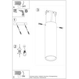 Sollux Stropna svetilka LAGOS 20 olivno zelena, (5000284975) | Shoptok.si