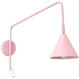 Sollux Lighting Stenska svetilka NOX 1 rožnata s stikalom, (5000352054) | Shoptok.si