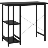 vidaXL stol za računalo crni 80 x 40 x 72 cm od MDF-a i metala | shoptok.hr