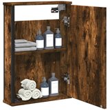 vidaXL Kupaonski ormarić s ogledalom boja hrasta 42x12x60 cm drveni Cijene