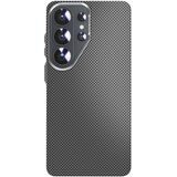AVIZAR Etui za Galaxy S26 Ultra videz aramida združljiv Qi2 / MagSafe / PixelSnap, Črna, (5000275219) | Shoptok.si