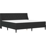  Okvir kreveta s madracem s uzglavljem Crna 180 x 200 cm Baršun | shoptok.hr