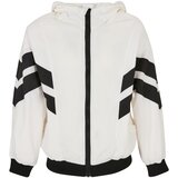 Urban Classics Girls' Crinkle Batwing Jacket White/Black | Shoptok.si