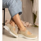 Gemre Beige women's sneakers on embossed sole Muratti | shoptok.hr