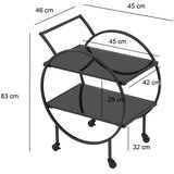 MID.YOU SERVIRNI VOZIČEK 45/46/83 cm | Shoptok.si