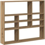  Zidna polica Artisan hrast 90x16x78 cm izrađeno drvo | shoptok.hr