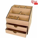 Organizator MDF z 2 predaloma ROSA TALENT | Shoptok.si